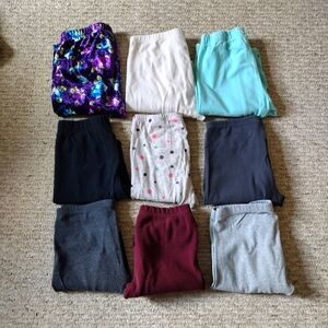 Lot of 9 pairs leggings